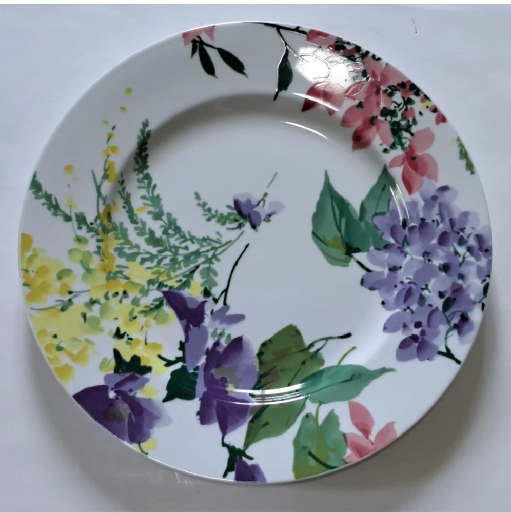 Savoir Vivre Meadow Splendor Chop Serving Plate 12"